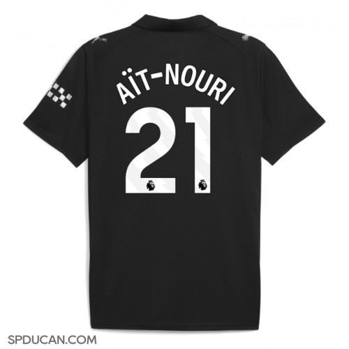 Muški Nogometni Dres Manchester City Rayan Ait-Nouri #21 Gostujuci 2025-26 Kratak Rukav